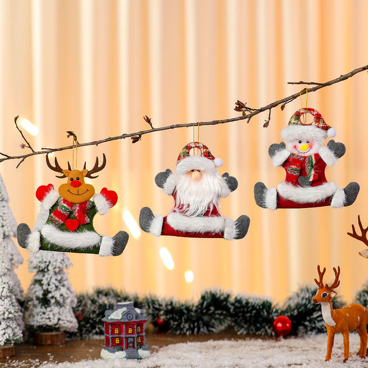 Decorative Felt Santa Ornament Kalsten