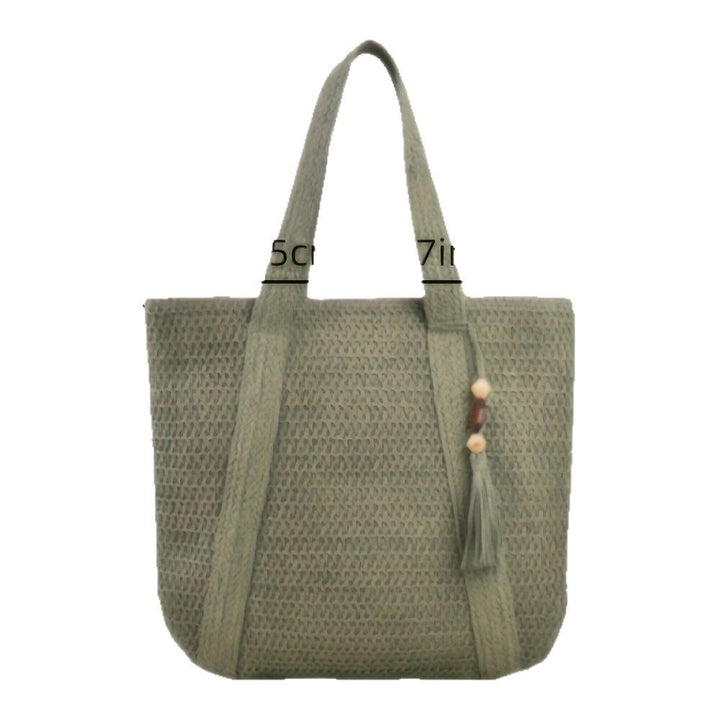 Spacious beach bag with unique woven design Kalsten