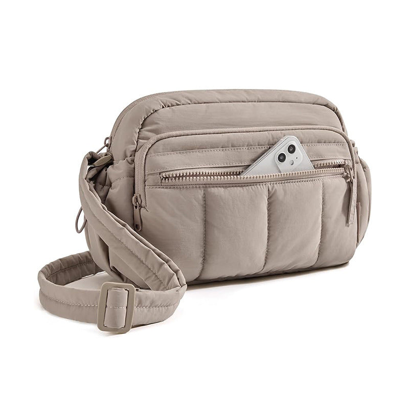 Practical crossbody bag with multifunctional compartment division Kalsten