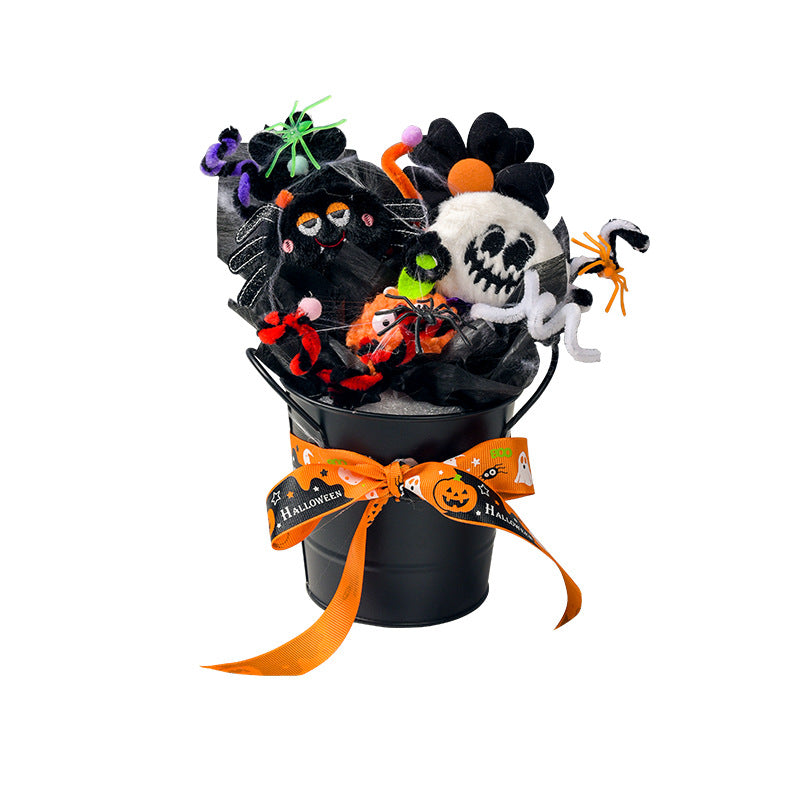 Halloween-Themed Decorative Bucket Arrangement Kalsten