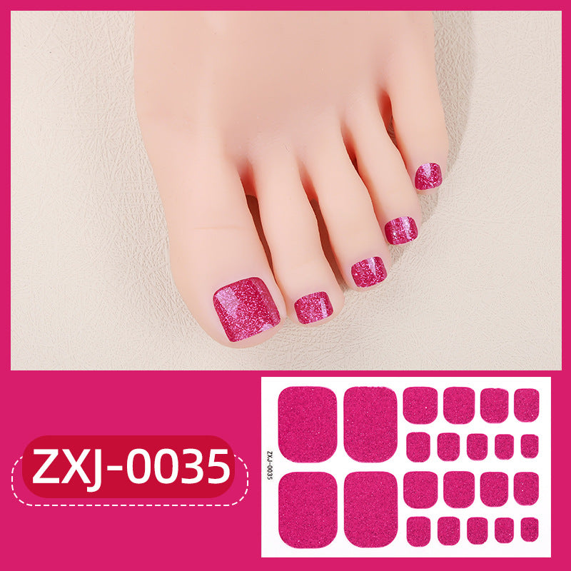 Glittery Toe Nail Wraps  1790954463