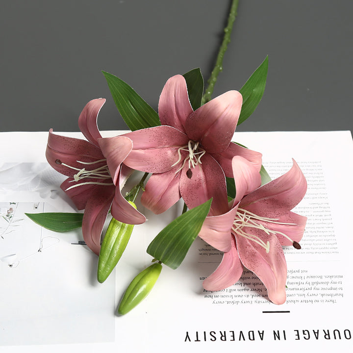 Lifelike Lily Stem Arrangement
