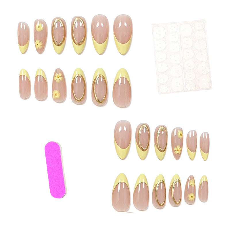 Elegant Floral Acrylic Nail Art Enhancements Kalsten