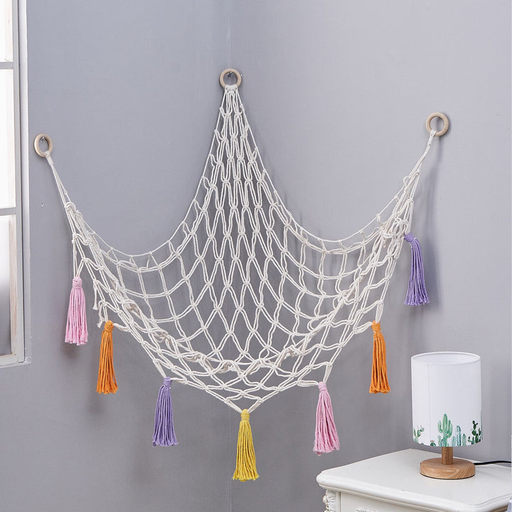 Macramé Hammock Hanging Storage