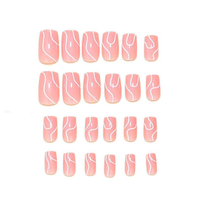 Artistic Wave Design Nail Art Kalsten