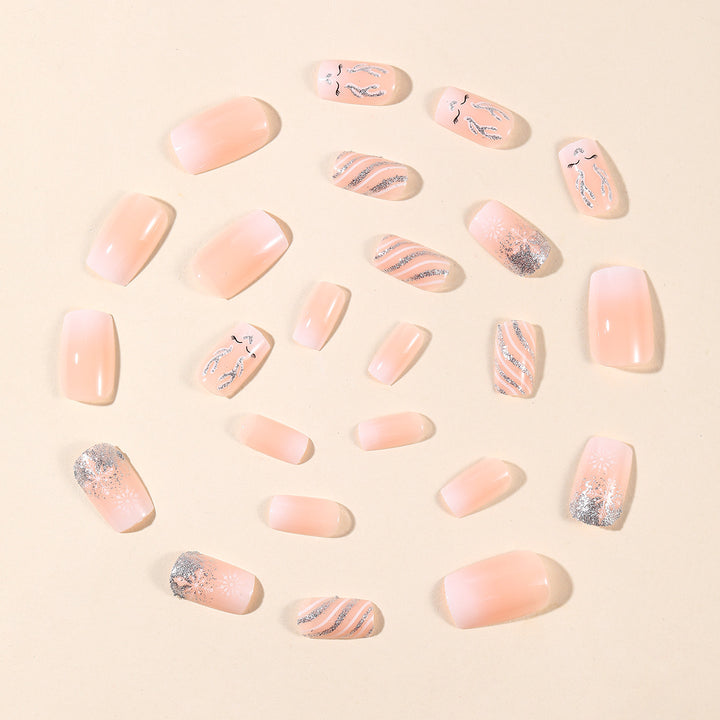 Festive Winter-Themed 3D Nail Art Extensions Kalsten