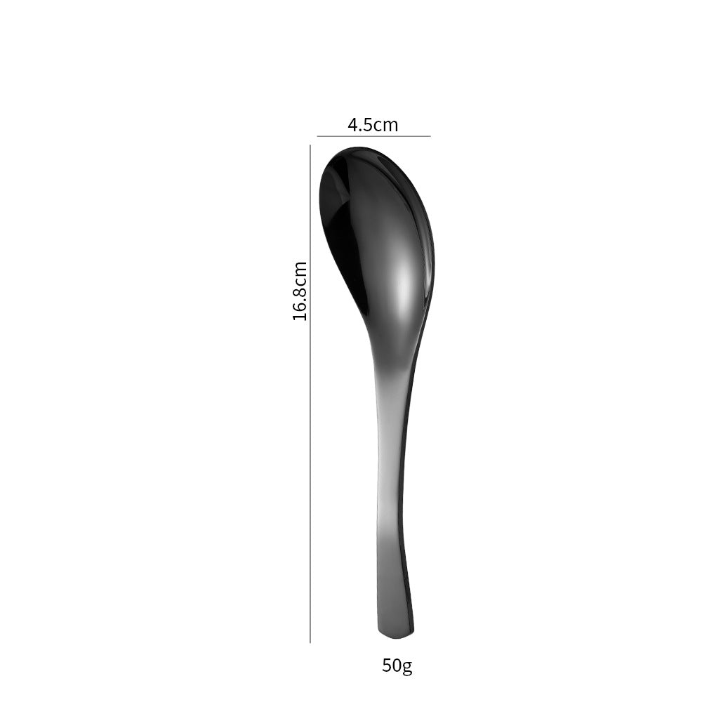 Elegant spoon with ergonomic design and polished surface Kalsten