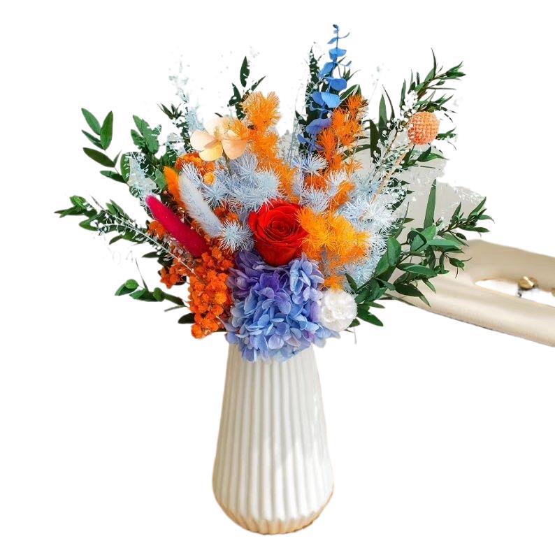 Vibrant Dried Flower Bouquet