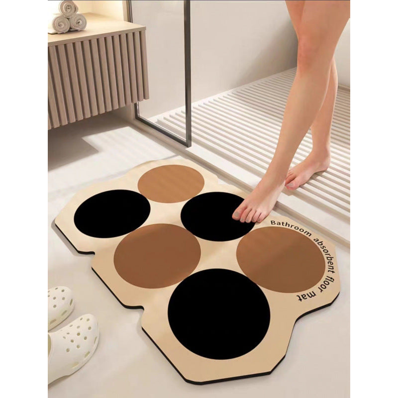 Abstract Geometric Bath Mat Kalsten