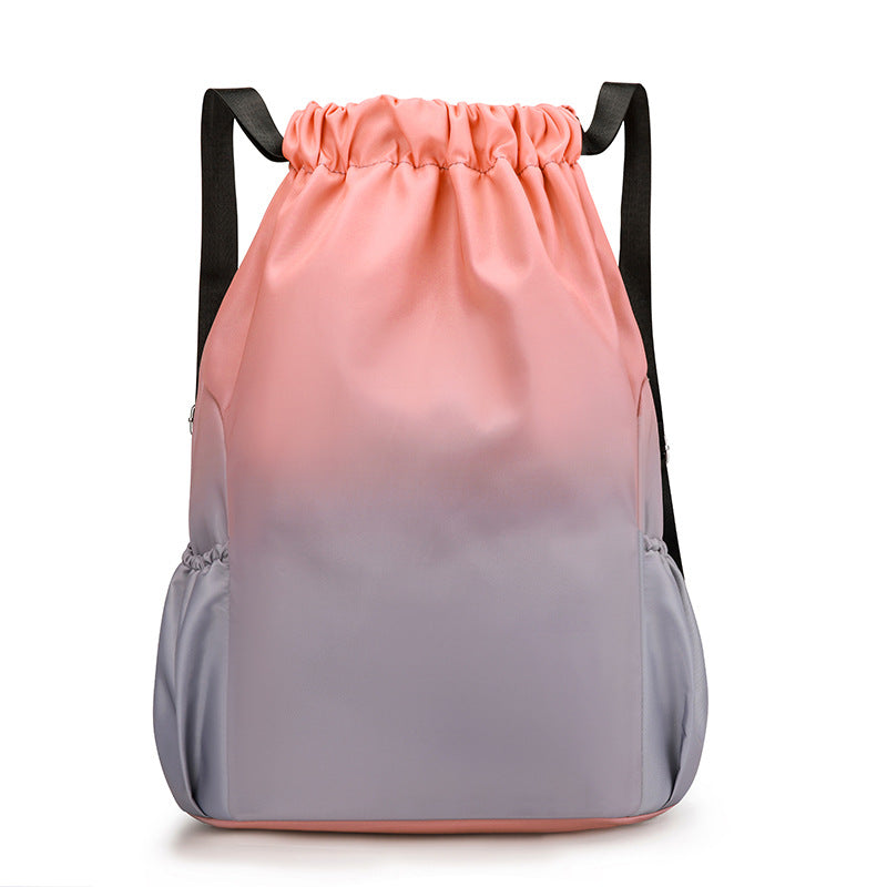 Gradient Lightweight Drawstring Backpack Kalsten