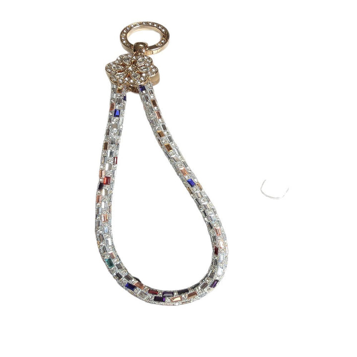 Elegant Crystal-Accented Keychain Holder Kalsten
