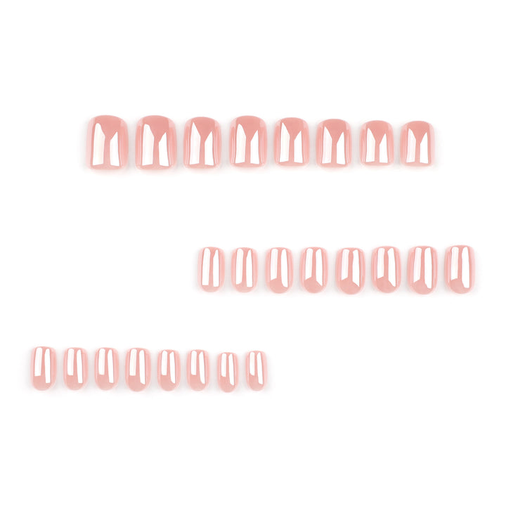 Elegant Nail Art in Rose Metallic Look Kalsten