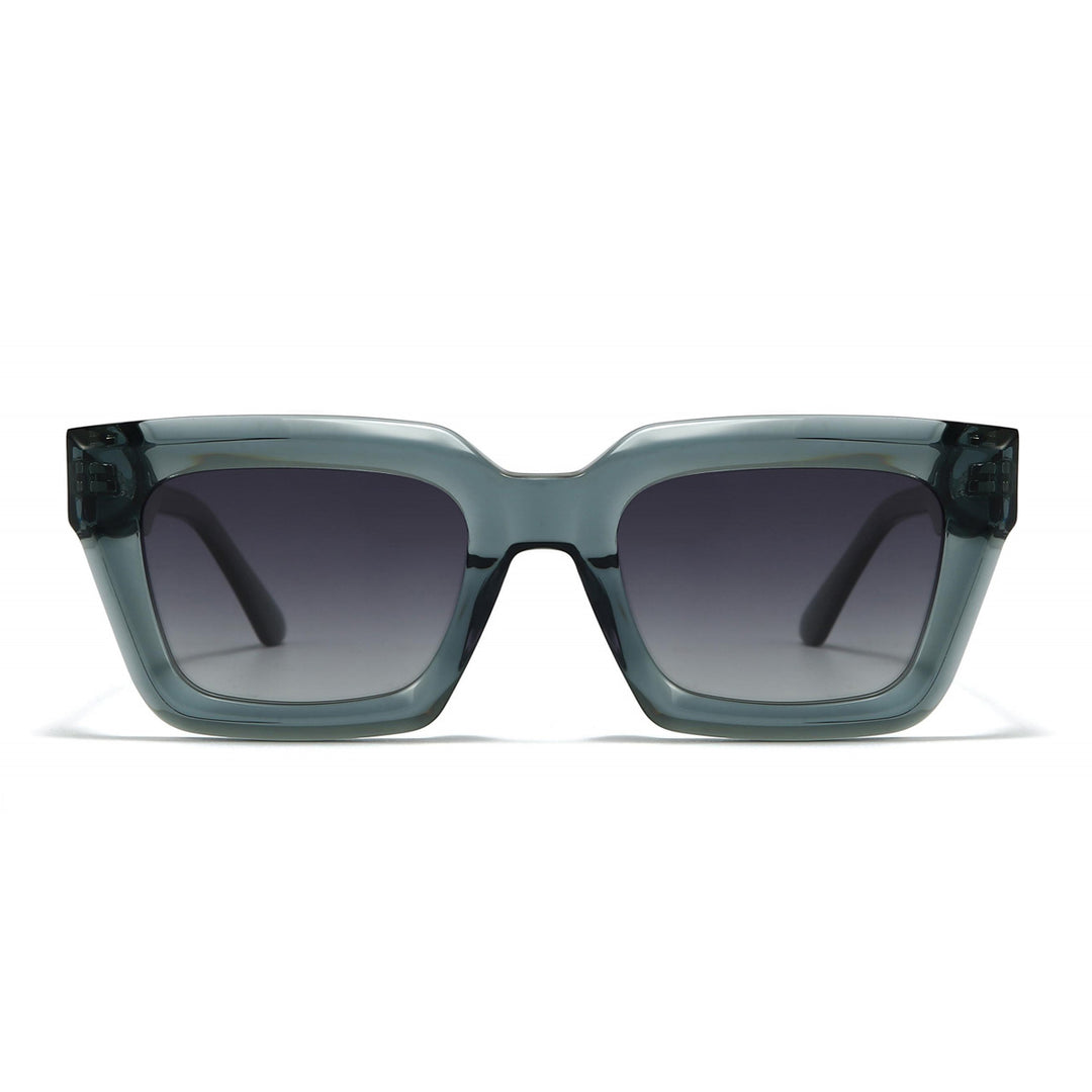 Women's square sunglasses with a modern plastic frame and soft lenses Kalsten