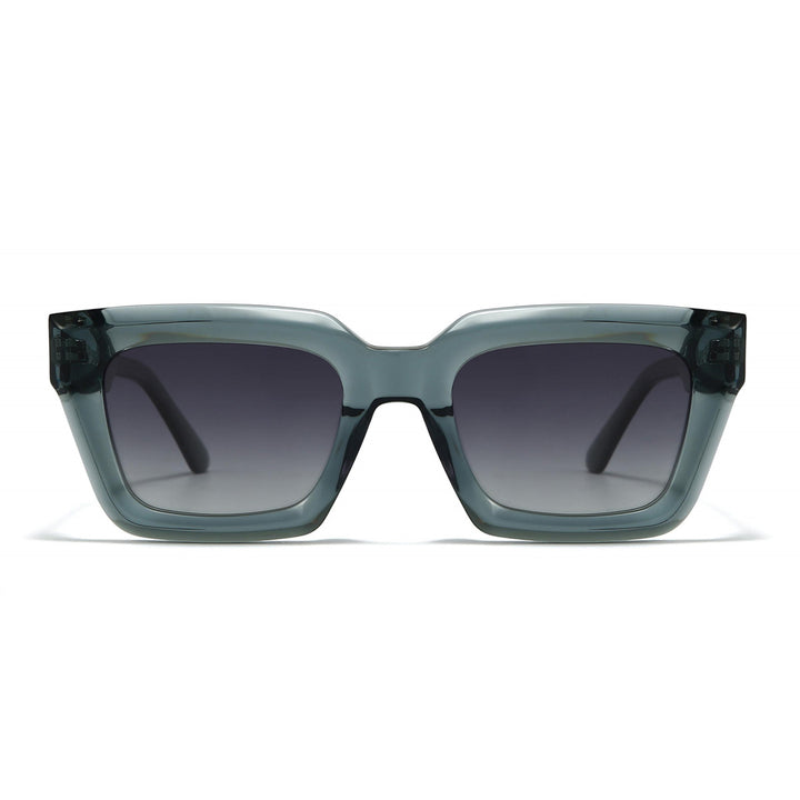 Women's square sunglasses with a modern plastic frame and soft lenses Kalsten