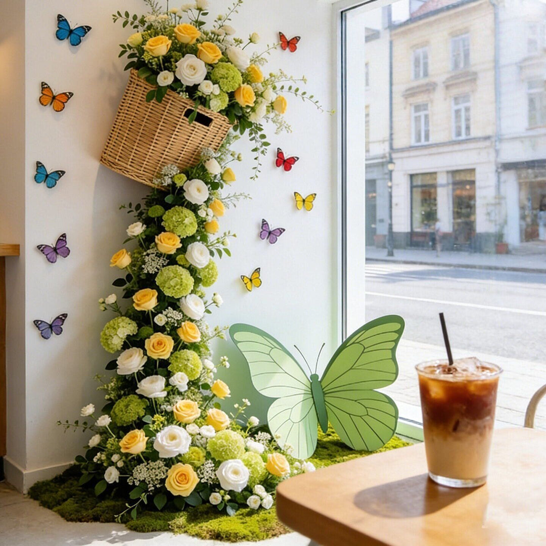 Decorative Floral Wall Installation