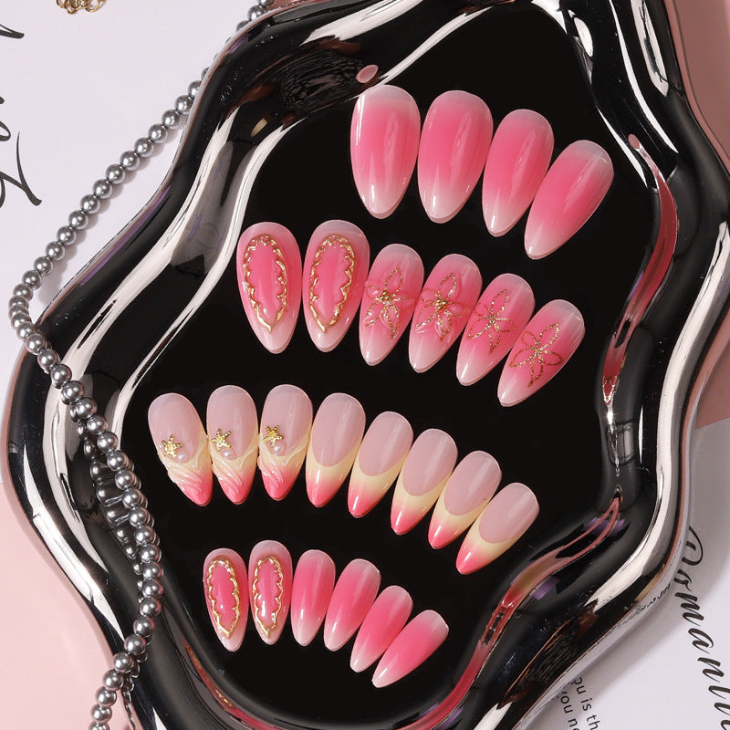 Elegant Abstract Press-On Nail Set Kalsten