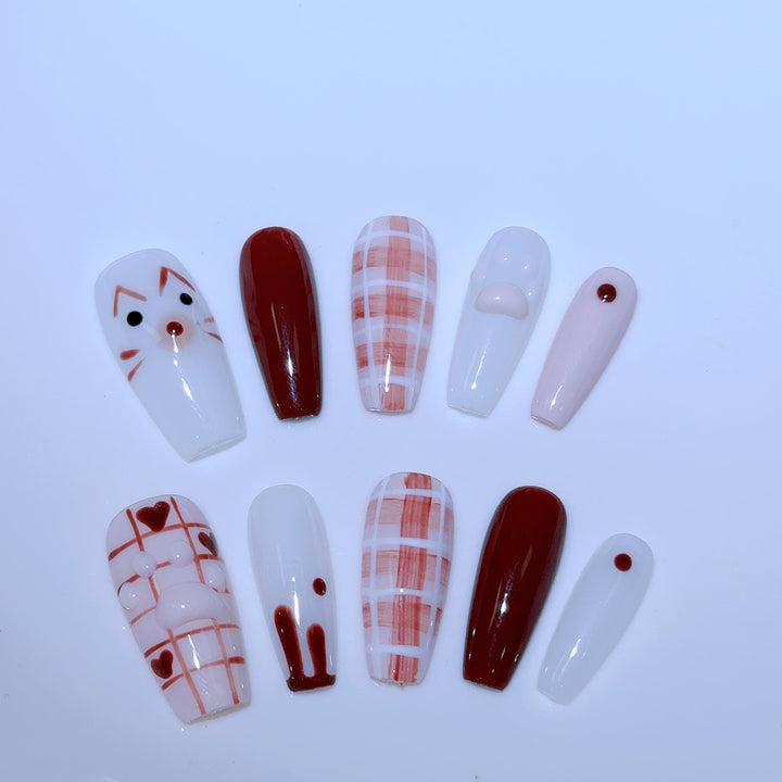 Artistic 3D Nail Art Tips Set