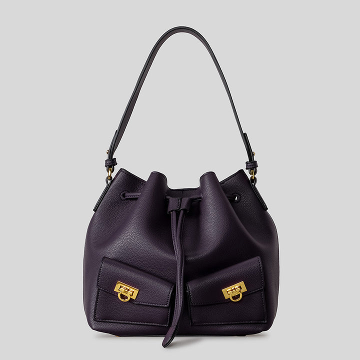 Leather Bucket Bag