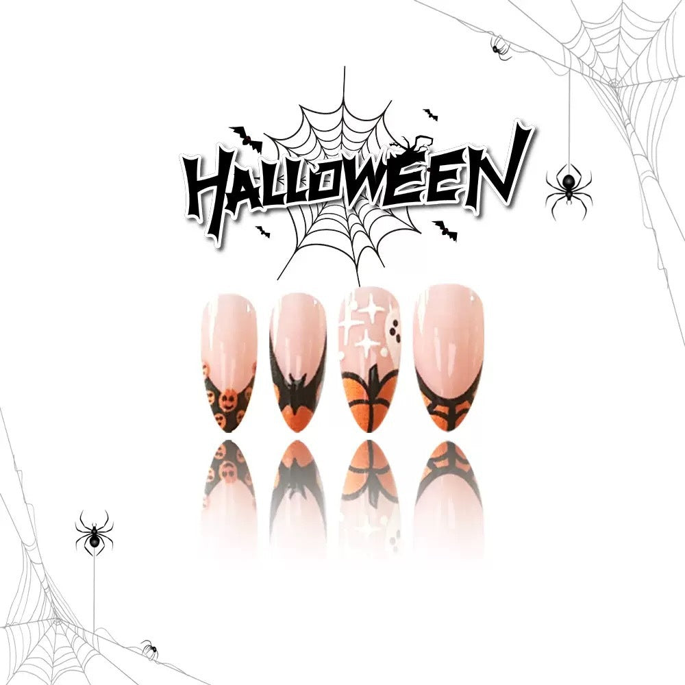 Nail art set with creative Halloween designs Kalsten