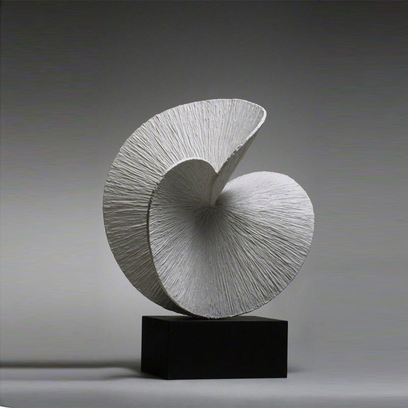 Decorative Modern Leaf Sculpture