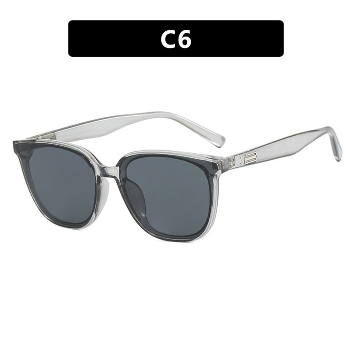 Ladies elegant sunglasses with trendy transparent frame Kalsten