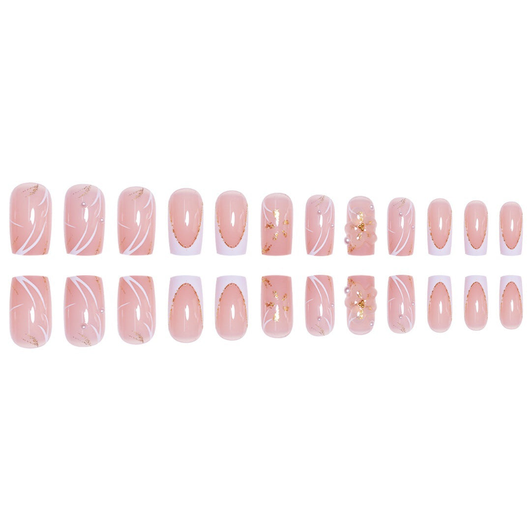 Decorative Floral Nail Extensions Kalsten