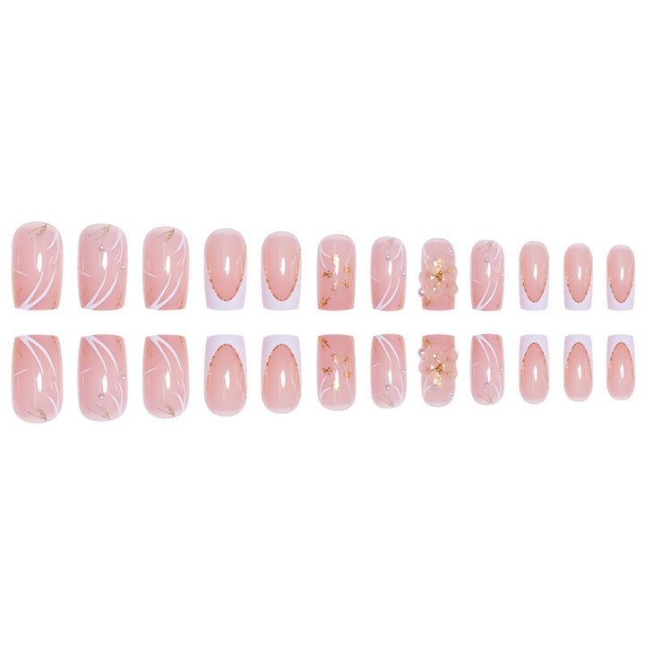 Decorative Floral Nail Extensions Kalsten