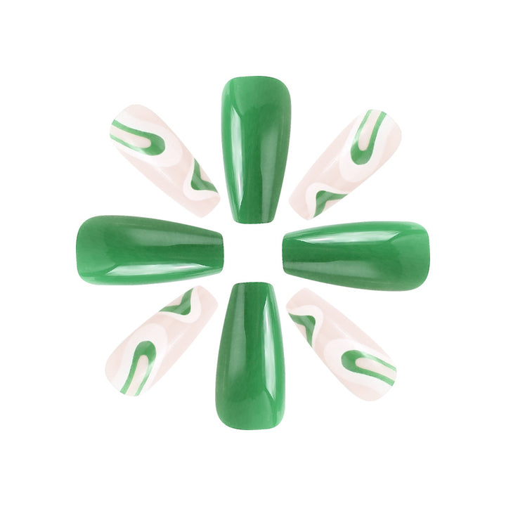Artistic Long-Lasting Press-On Nail Set Kalsten