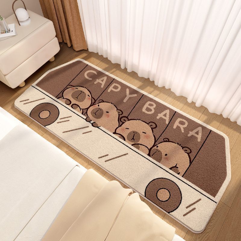 Cartoon Theme Plush Floor Mat