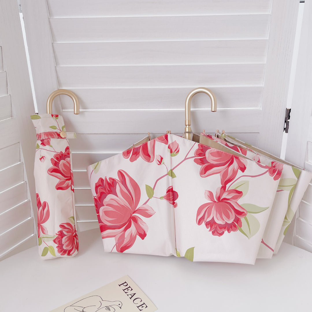 Ladies elegant folding umbrella with fruity design Kalsten