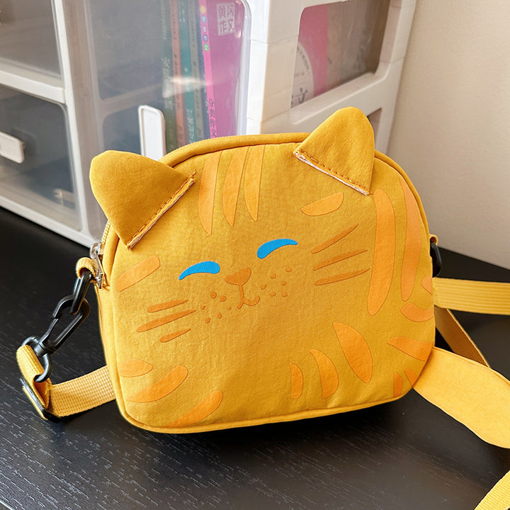 Cute Cat-Themed Crossbody Bag