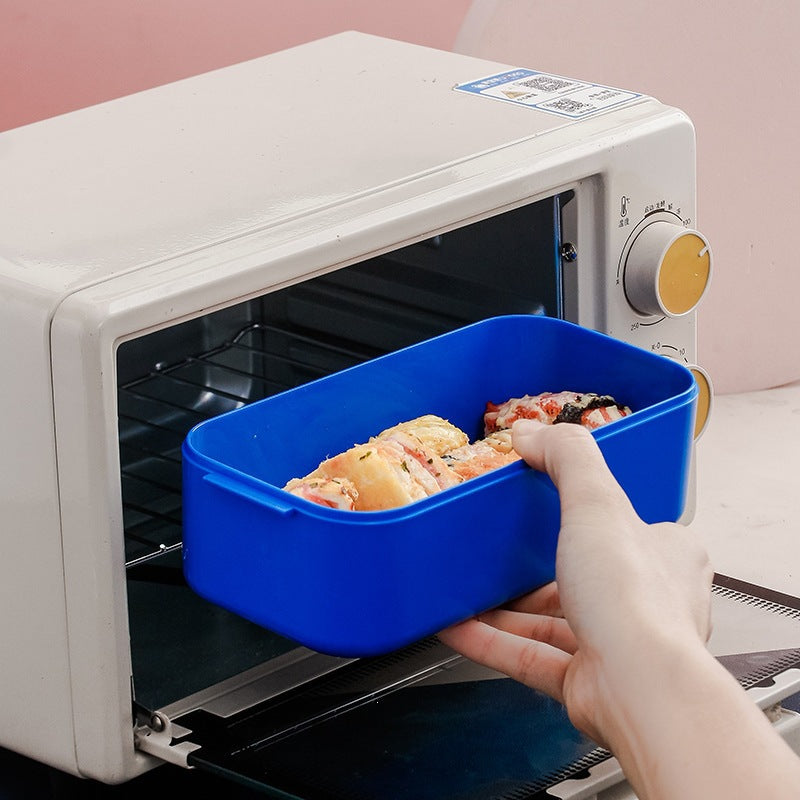 Multi-Compartment Creative LEGO-Inspired Lunch Box
