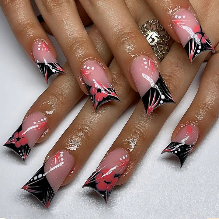Artistic French Tip Nail Art Kalsten