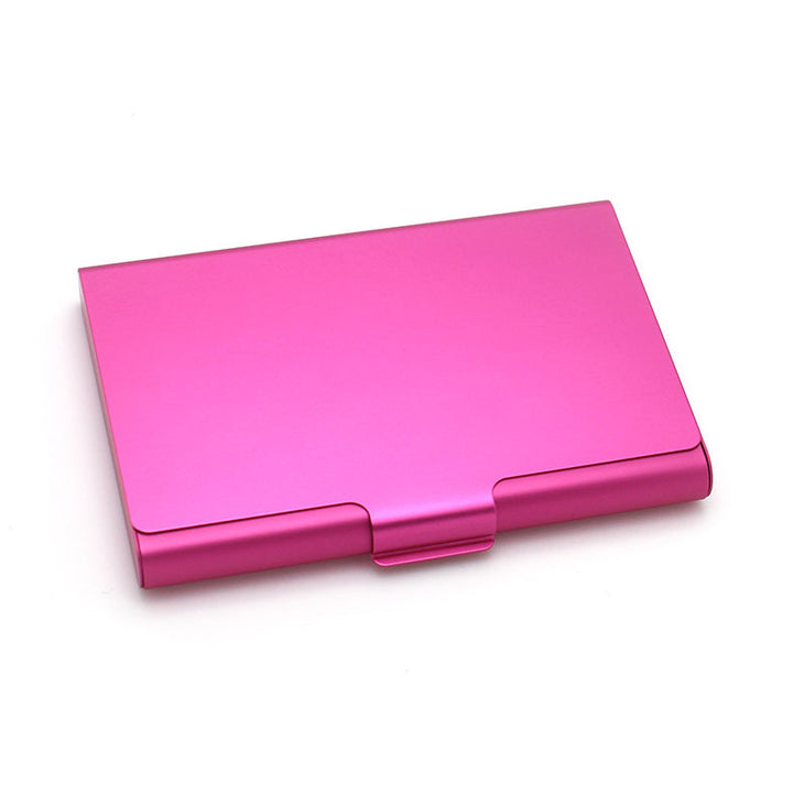 Sleek Metal Business Card Holder
