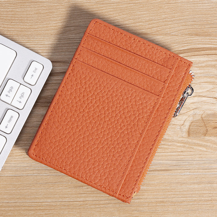 Premium Textured Leather Cardholder