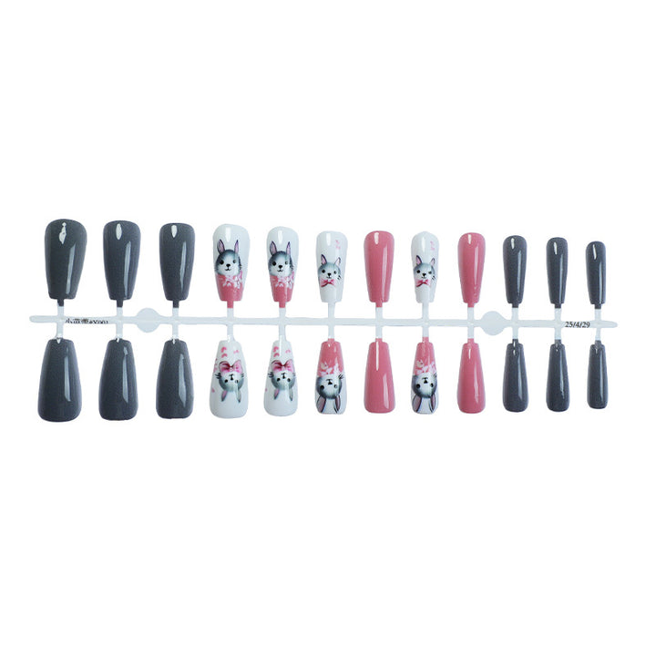 Animal-Themed Press-On Nail Art Set kalsten