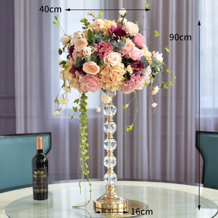 Elegant Crystal Candle Holder