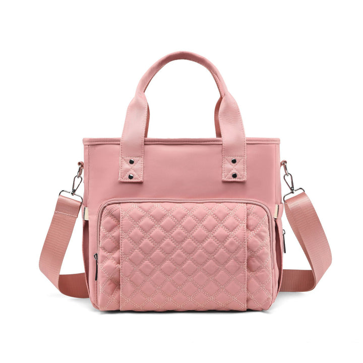 Quilted Multi-Compartment Tote Bag Kalsten