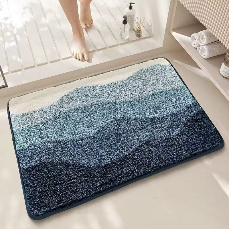 Shamrock-Themed Plush Bath Mat