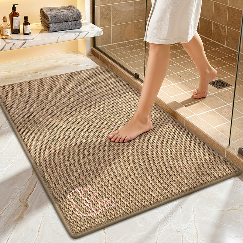 Textured Non-Slip Bathroom Mat Kalsten