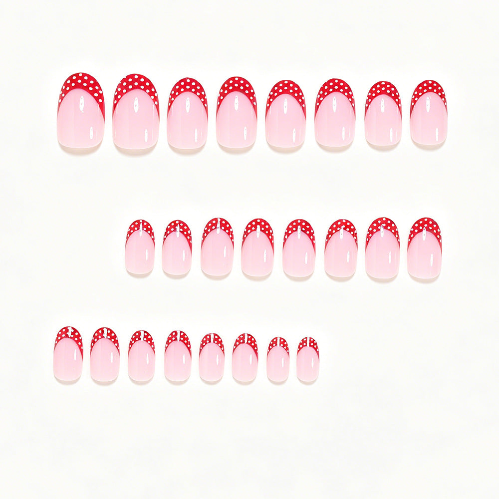 Decorative French Tip Nail Art Set Kalsten