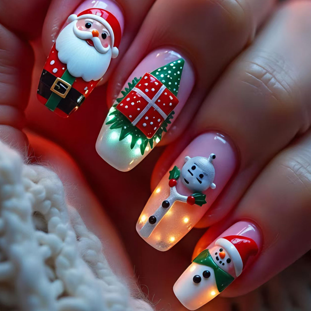 Festive 3D Decorative Nail Art Kalsten