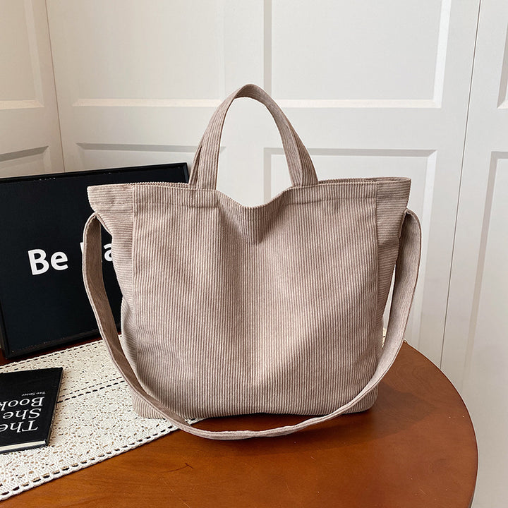 WoSoft Corduroy Tote Bag Kalsten