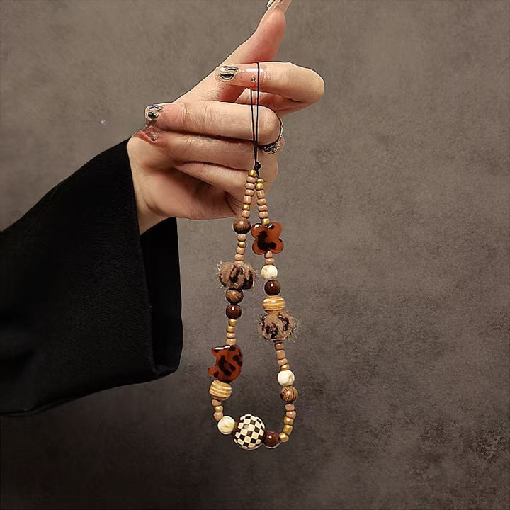 Handcrafted Beaded Charm Keychain Kalsten