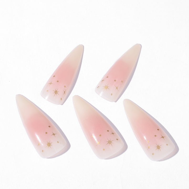 Starry Kiss Press-On Nail Set Kalsten