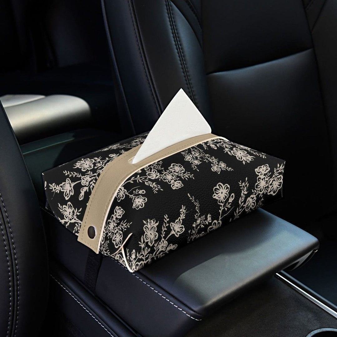 Floral Patterned Tissue Box Cover Kalsten