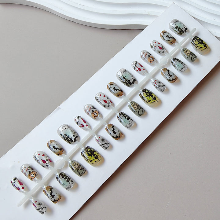 Artificial nails in Halloween design Kalsten