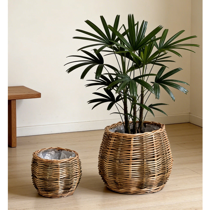 High-quality plant basket made of natural willow Kalsten