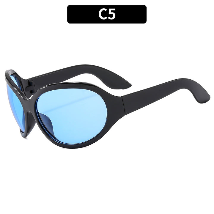 Aerodynamic Oversized Sport Sunglasses
