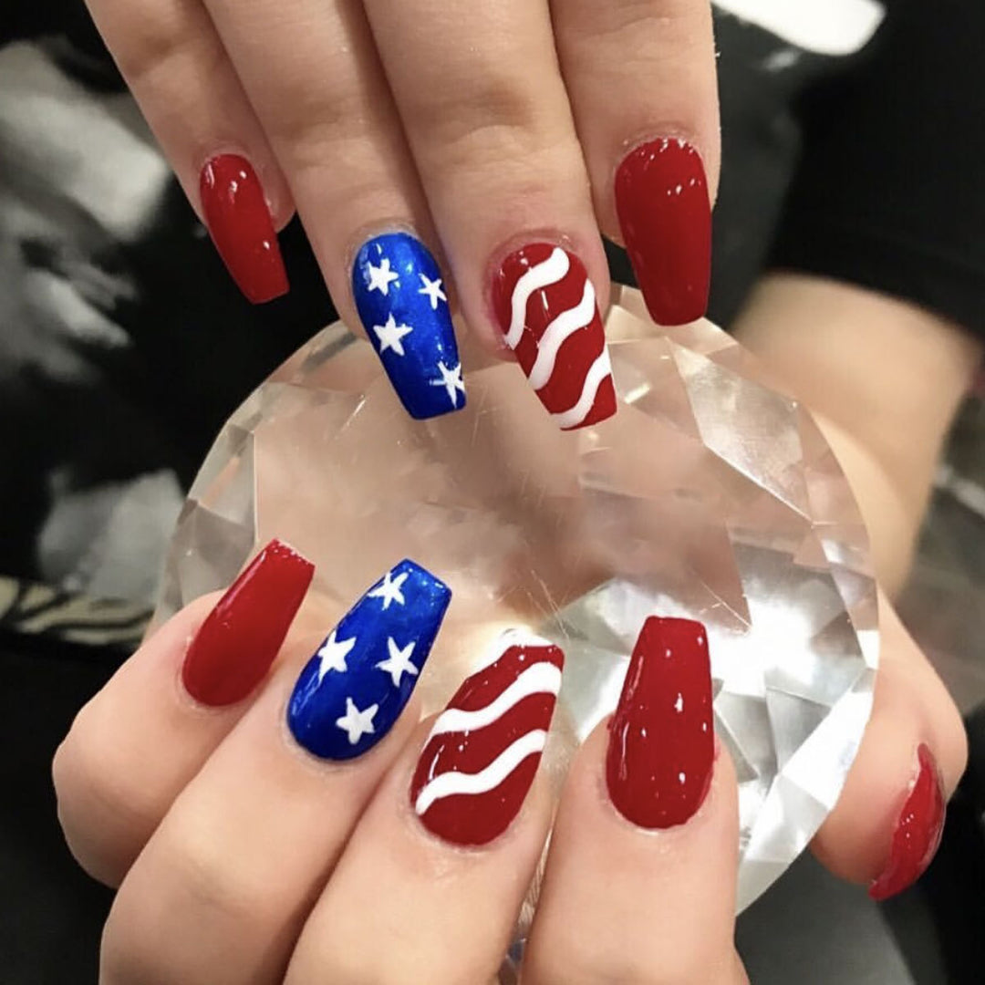 Patriotic Nail Art Kit Kalsten